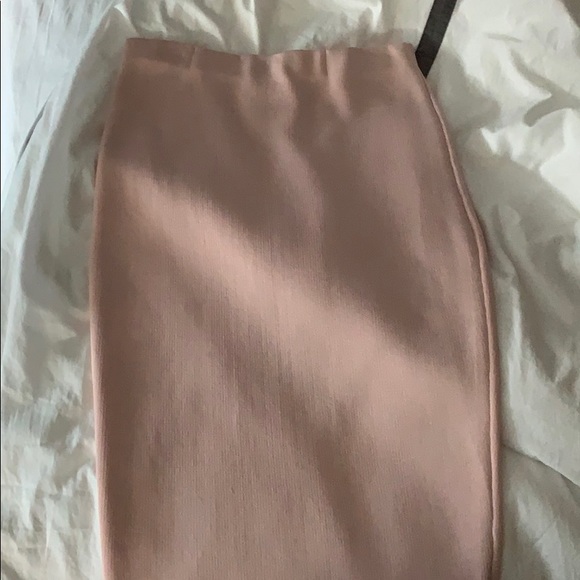 C/MEO Collective Pink Knit Pencil Skirt Sz S - Picture 8 of 14
